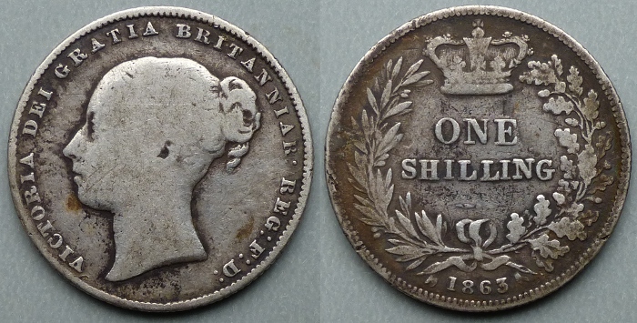 1863 Shilling